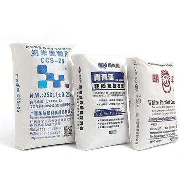 Hot Sale 25KG 40KG 50KG Ad Star Bags PP Block Bottom Bag Cement Valve Bags Cement Sack