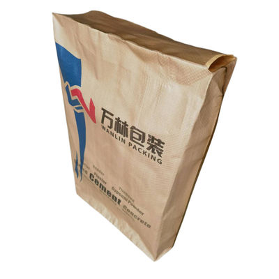 Hot Sale 25KG 40KG 50KG Ad Star Bags PP Block Bottom Bag Cement Valve Bags Cement Sack