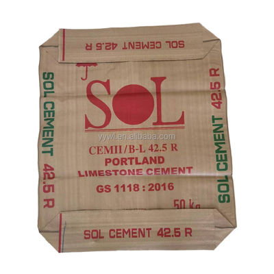 Best sale 20KG 25KG 40KG 50KG  pp woven cement bag China manufacture