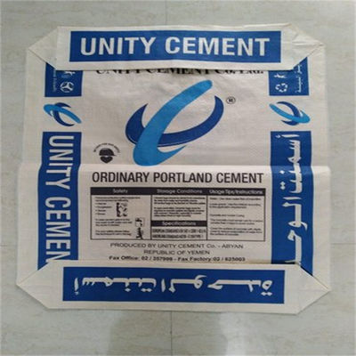 20KG 25KG 40KG 50KG  PP Valve Block Bottom empty cement bag China manufacture