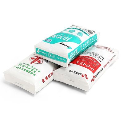 Block Bottom Woven PP Bags 20KG 40KG 50KG Empty Cement Bag with PE lamination