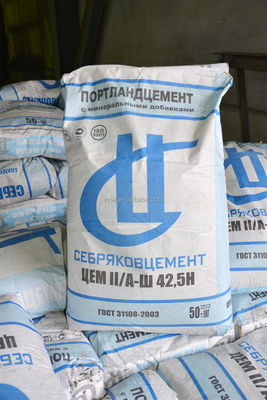 Offset Printing 3 Ply Paper Sacks 50kg Kraft Paper Cement Bags Customized