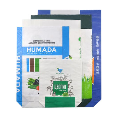 PP Woven Empty Animal Feed Bags Sacks 25kg 40kg 50kg Customized