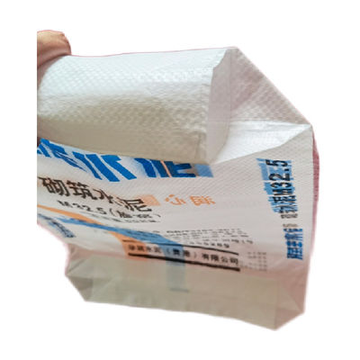Empty Cement Bags Waterproof 25kg 40kg 50kg Sonic Seal Sleeve Empty PP Woven Bag For Building Powder