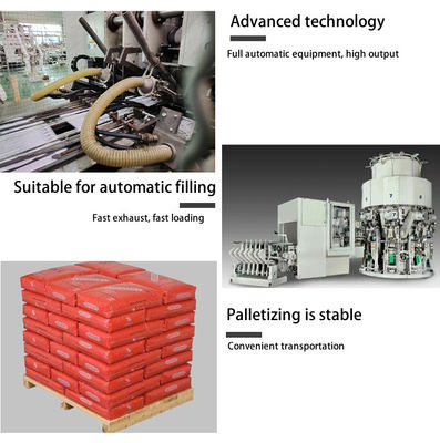 Custom 50 kg Laminated PP Woven WPP Valve Cement Packaging Sacks Heavy Duty Sack 50kg