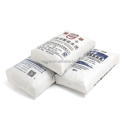 PP Plastic Tape Extrusion Cement Bag Square Bottom Empty Sack 25Kg