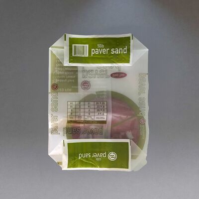 jakość  Labyrinth breathable Heavy Duty PE Valve Bags with Center Seam for 50LB 22.7kg Paver Sand fabryka