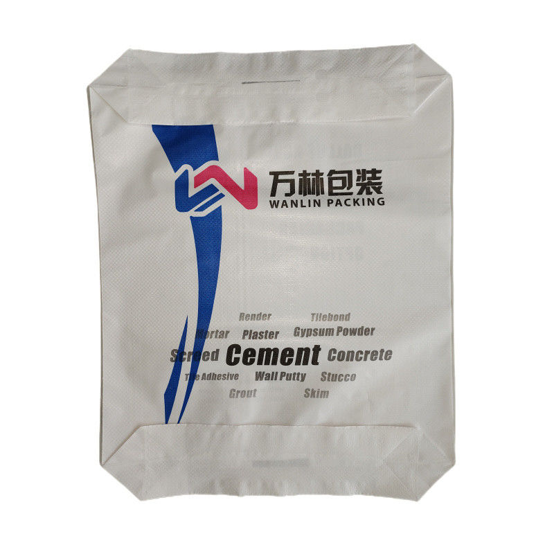 Cement Tile Adhesive Wall Putty Packaging Bags Empty Poly Woven 25KG 40KG 50KG