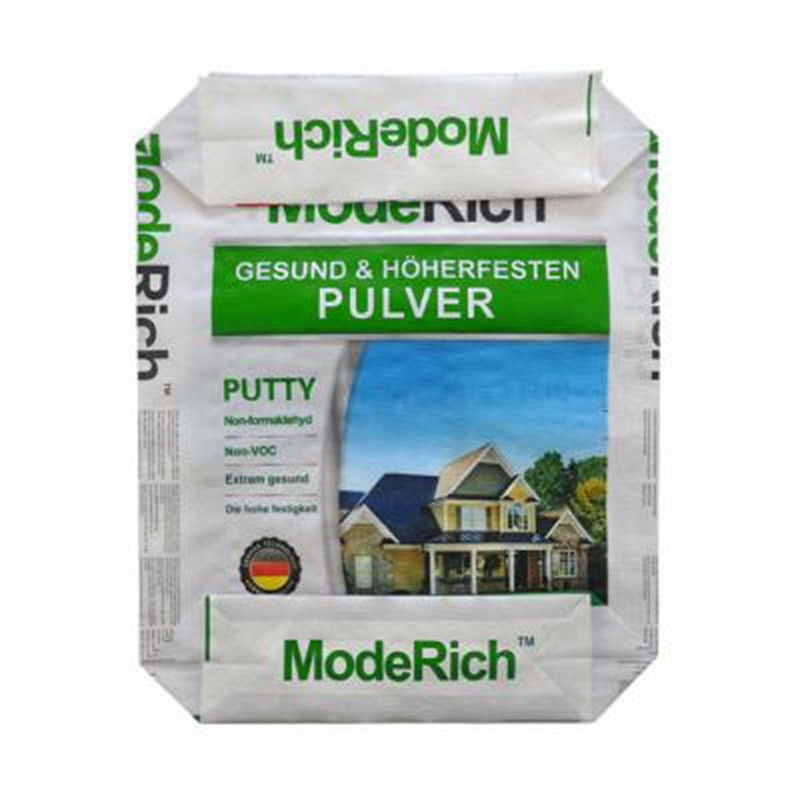 25KG 40KG 50KG PP Cement Bags 70gsm - 100gsm Block Bottom Ad Star Bags ISO14001