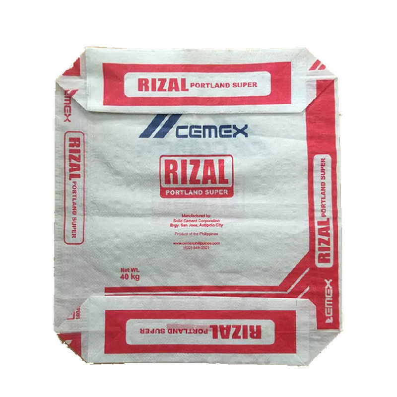 PP Valve Block Bottom Cement Empty Bags 20KG 25KG 40KG 50KG ISO9001