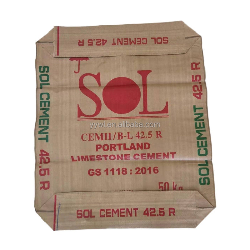 Best sale 20KG 25KG 40KG 50KG  pp woven cement bag China manufacture