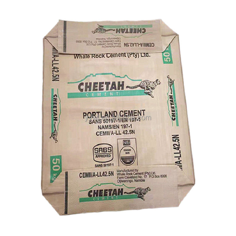 ISO9001 50Kg Empty Woven PP Cement Bags Free Sample Laminated Cement Bags