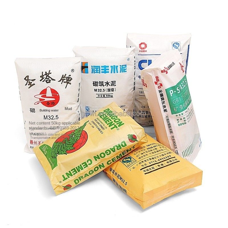 25 KG 40 KG 50 KG PP Woven Bag Cement Sack Empty Cement Bag PP Valve Bag