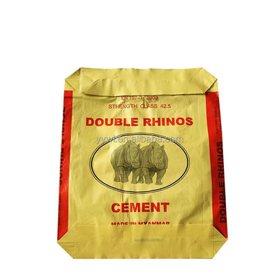 25KG 40KG 50KG PP Cement Puste torby Ad Star Block Dolny worek z zaworem