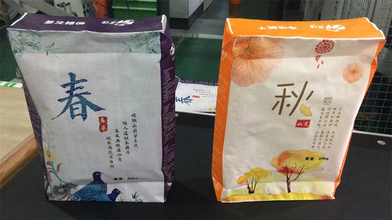 Ad Star BOPP Laminowane torby tkane PP Plastikowa torba dolna z blokiem cementowym 40KG 50KG