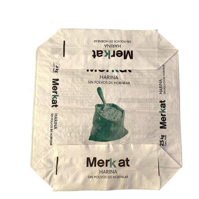 Worek tkany z cementu PP z polipropylenu 25KG 40KG 50KG Torba z dnem blokowym