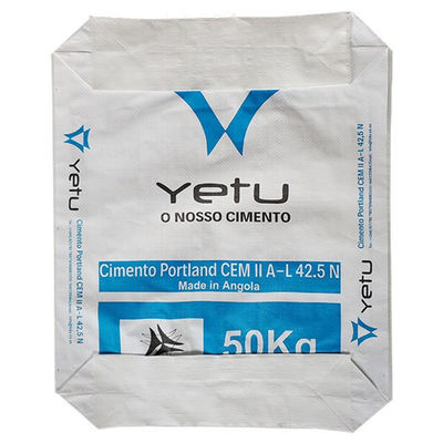 Wysokiej wytrzymałości PP AD Star Bags Block Bottom Valve Sack dla 50 kg opakowań cementu
