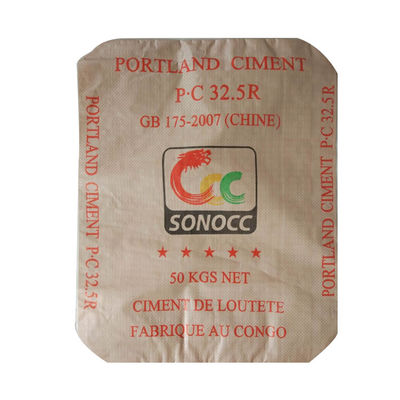 Najlepsza sprzedaż 20KG 25KG 40KG 50KG pp tkany worek cementowy Produkcja chińska