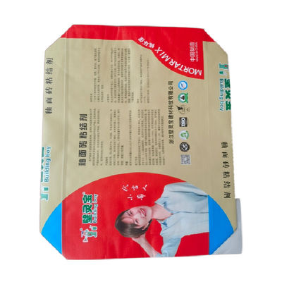 Cement Block Bottom BOPP Laminowane worki tkane Worki PP z zaworem 25KG 40KG 50KG