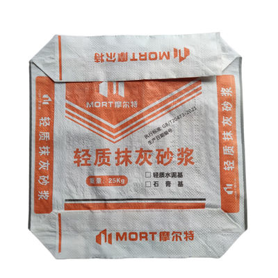 Ciężki PP Laminated dolny wał cement 50Kg PP wał worek Mały blok cement dolny