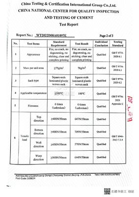 Pościel z podłożem kwadratowym z zaworem, worek z cementem, worek z maską