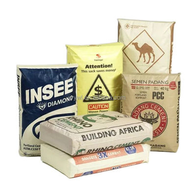 Samozamykający się materiał budowlany opakowanie PP worek cementowy z zaworem opakowania