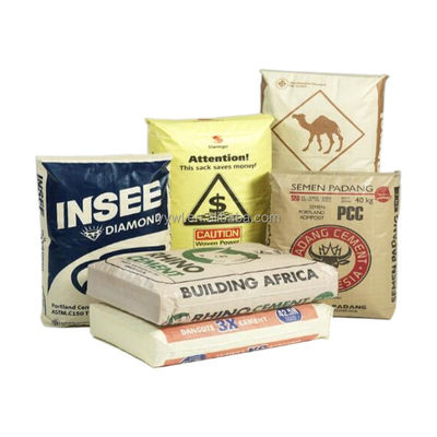 Samozamykający się materiał budowlany opakowanie PP worek cementowy z zaworem opakowania