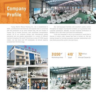 25 KG 40 KG 50 KG PP Woven Cement Sack Empty PP Valve Bag Block Bottom With Valve