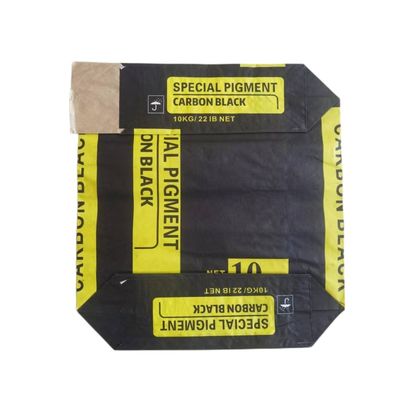 Wielokątne worki opakowaniowe z papieru ściennego dla 10 kg 22LB Pigment Carbon Black