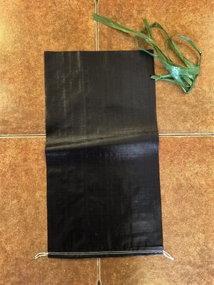 Odporny na promieniowanie UV Pusty PP Woven Sewn Bag for Sand Packaging with Tie String