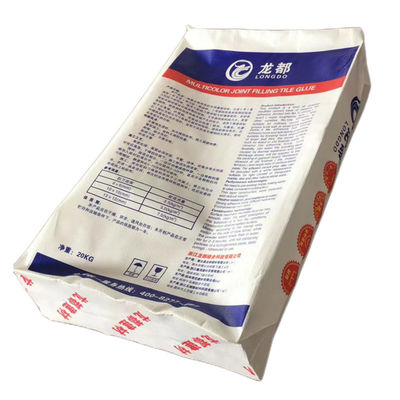 20kg 25kg Klej do płytek Plastikowe worki tkane BOPP Torba do pakowania materiałów budowlanych