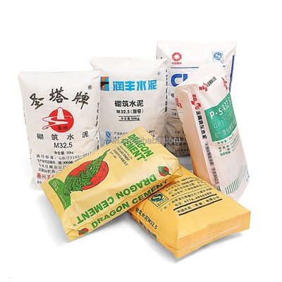25kg 40kg 50kg Ad Star Bags PP Valve Woven Bag Cement Bags Cement Sack dla przemysłu chemicznego