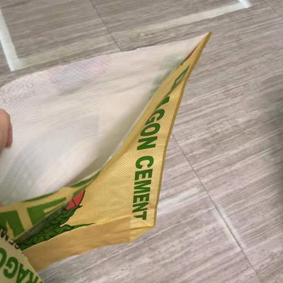 25 KG 40 KG 50 KG Tkane worki cementowe z zaworem PP Pusty worek Opakowania przemysłowe do druku fleksograficznego