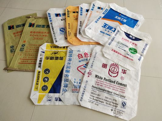 80GSM PP worek na cement z zaworem laminowany wielokolorowym nadrukiem 20-50kg