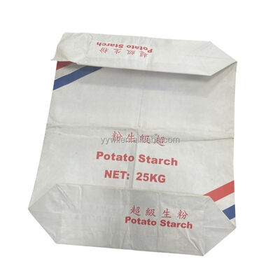 Wielości papierowy worek z wodą w stanie odpornym na wilgoć, z rękawem dźwiękowym do 25 kg skrobi ziemniaczanej i skrobi kukurydzianej