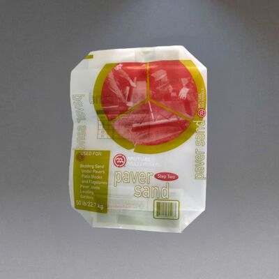 Oddychające worki zaworowe PE Labyrinth Heavy Duty z szwem centralnym do piasku do kostki brukowej 50LB 22,7kg