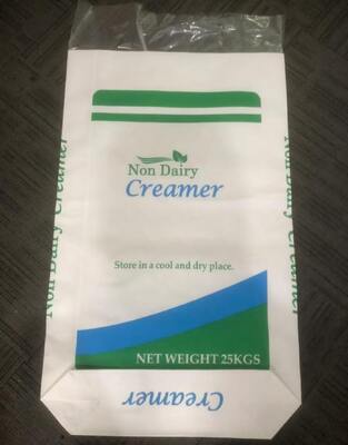 Papierowy worek otwarty do ust z podłożem z blokowaniem do 25 kg śmietanki bez produktów mlecznych