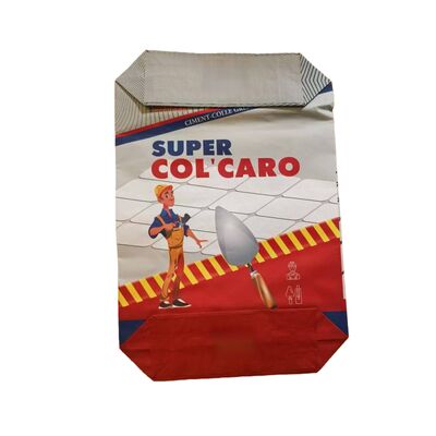 2 Layer 90GSM Paper Valve Bag with  Block Bottom for 50kg Cement Packaging Bags