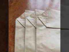 Białe tkane polipropylenowe worki na piasek Recykling pustych worków na żwir 50 kg